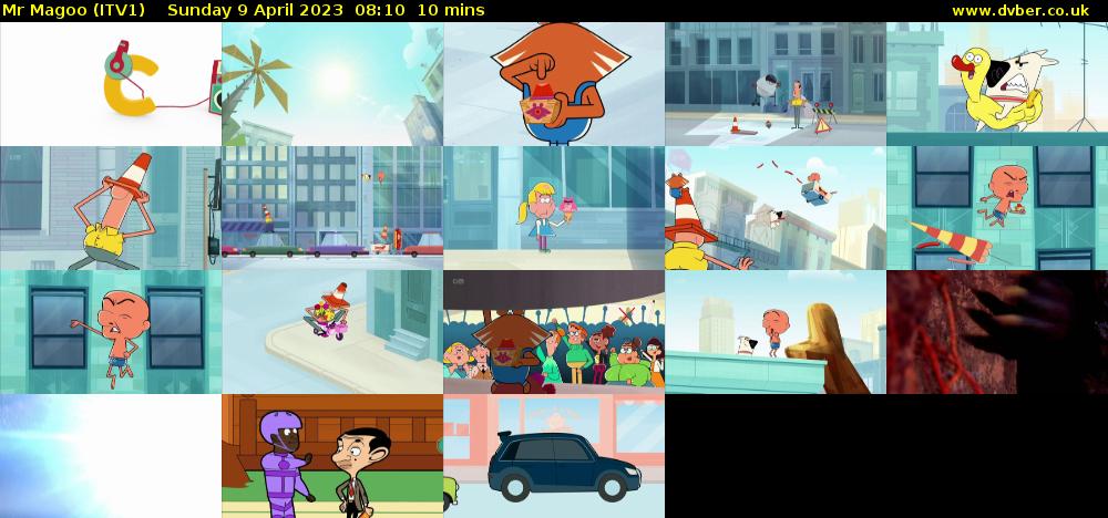 Mr Magoo (ITV1) Sunday 9 April 2023 08:10 - 08:20