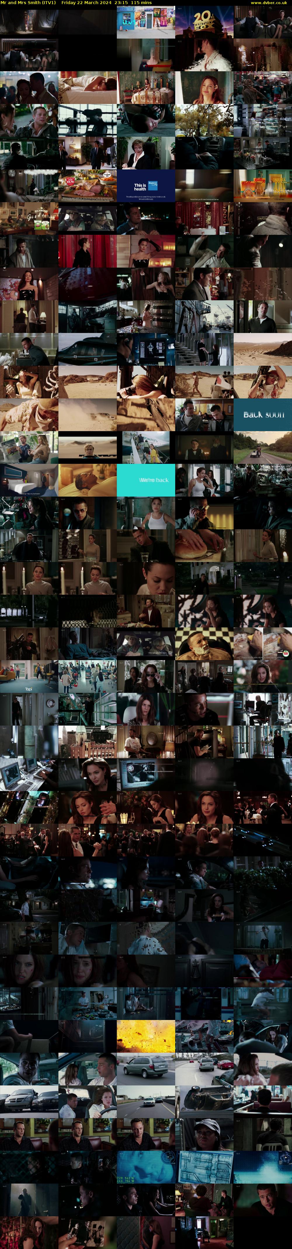 Mr and Mrs Smith (ITV1) Friday 22 March 2024 23:15 - 01:10