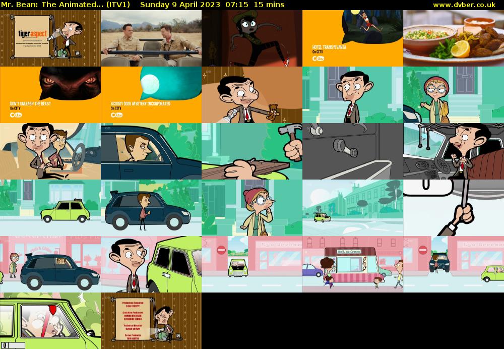 Mr. Bean: The Animated... (ITV1) Sunday 9 April 2023 07:15 - 07:30
