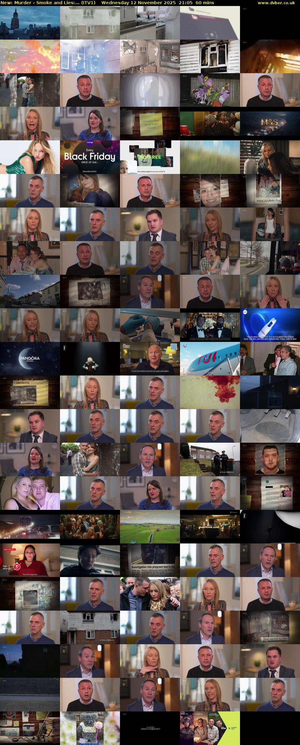 Murder - Smoke and Lies:... (ITV1) Wednesday 12 November 2025 21:05 - 22:05