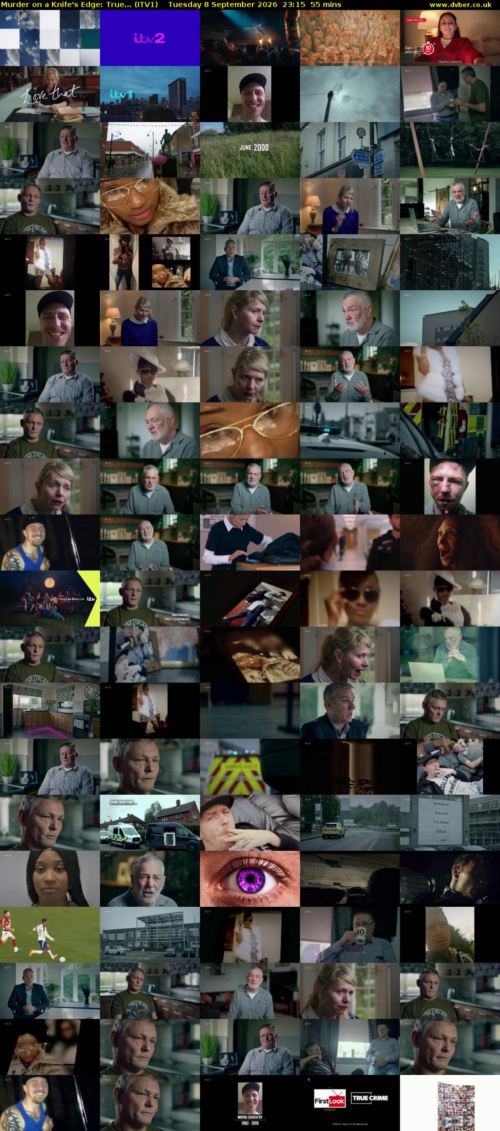 Murder on a Knife's Edge: True... (ITV1) Tuesday 8 September 2026 23:15 - 00:10
