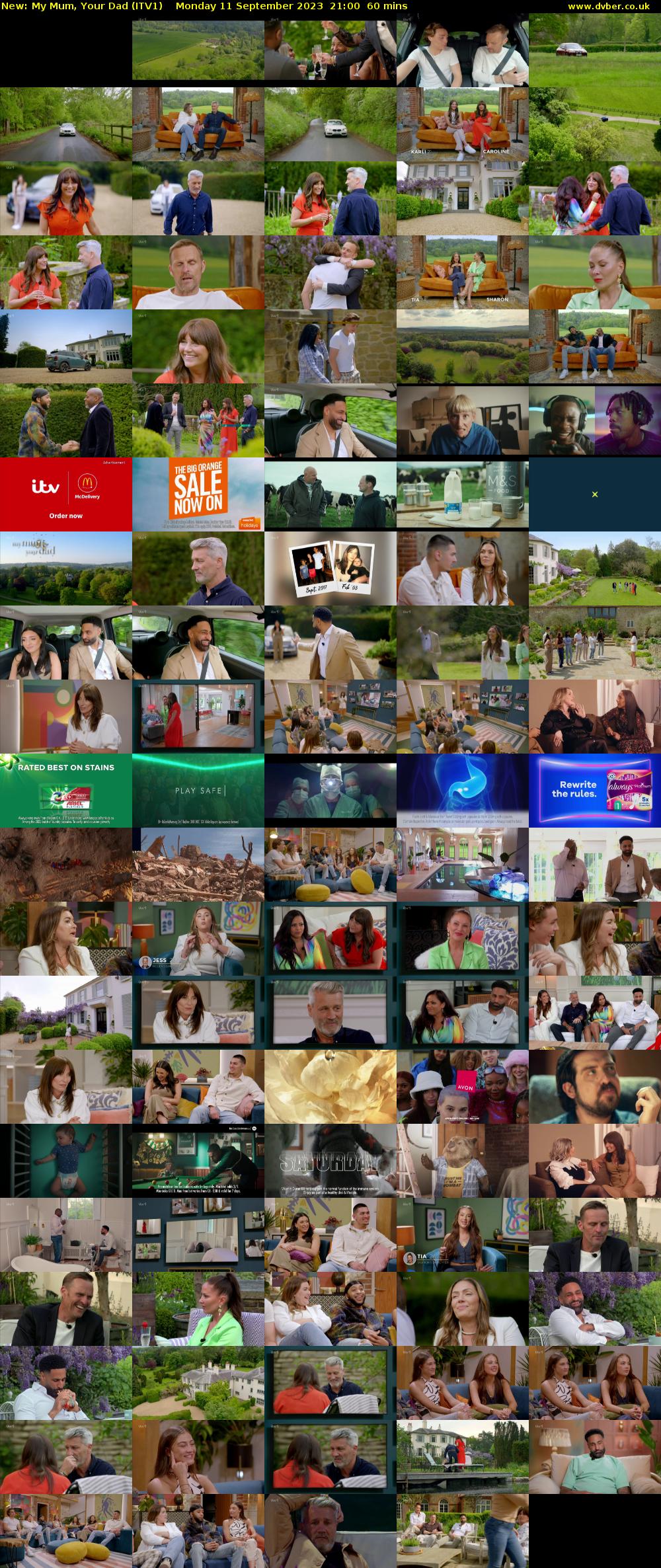 My Mum, Your Dad (ITV1) Monday 11 September 2023 21:00 - 22:00