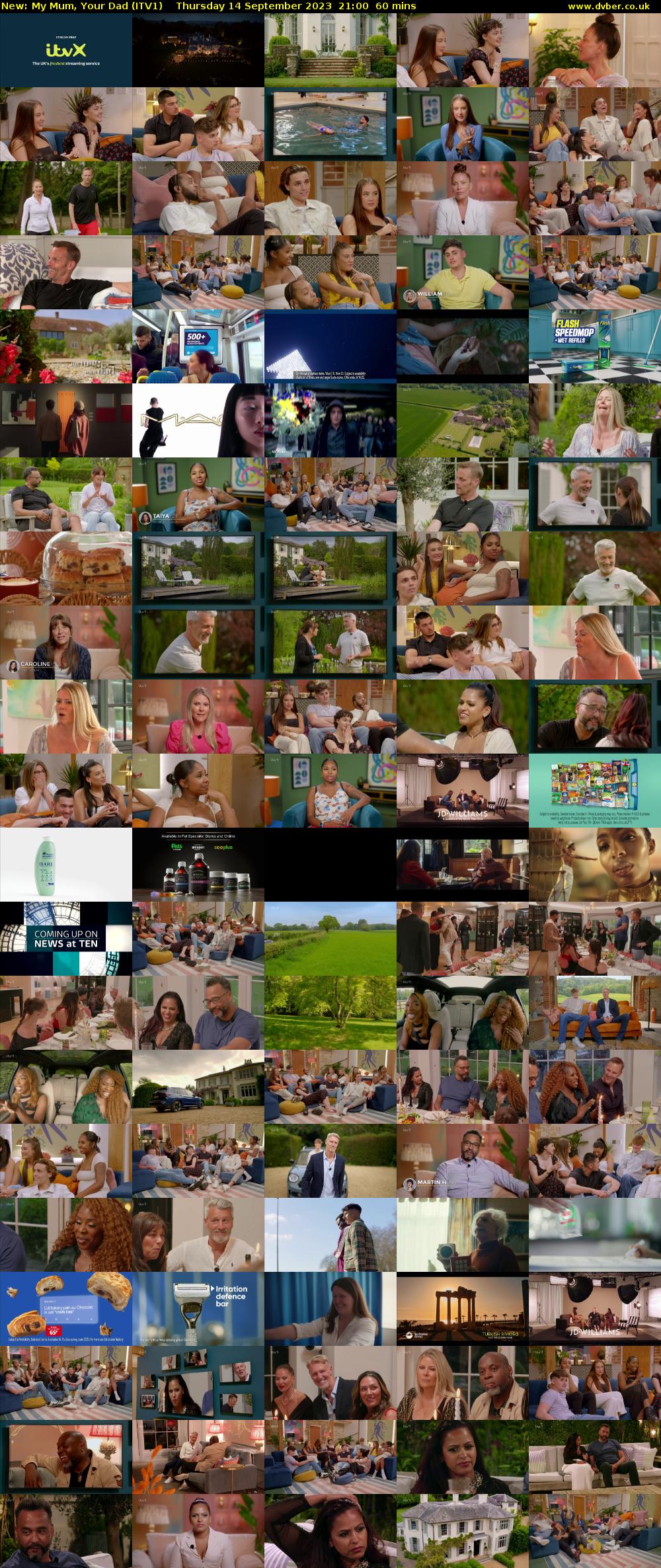 My Mum, Your Dad (ITV1) Thursday 14 September 2023 21:00 - 22:00