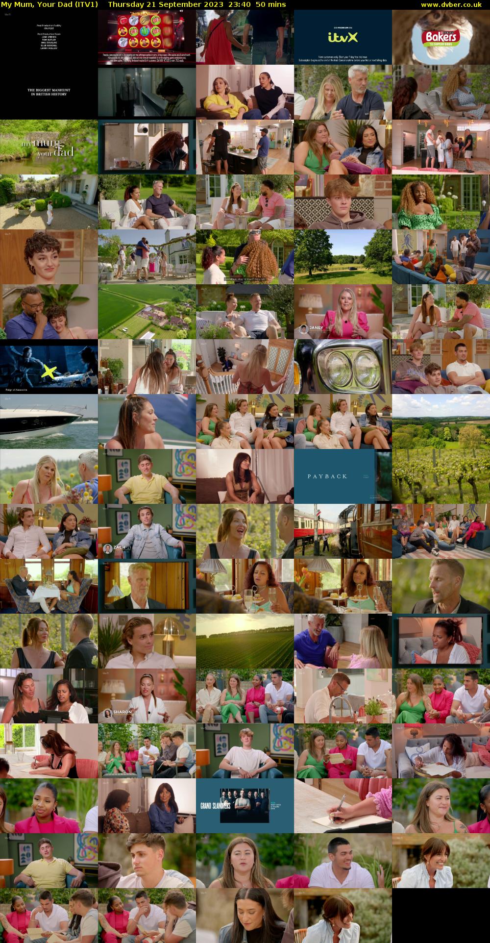 My Mum, Your Dad (ITV1) Thursday 21 September 2023 23:40 - 00:30