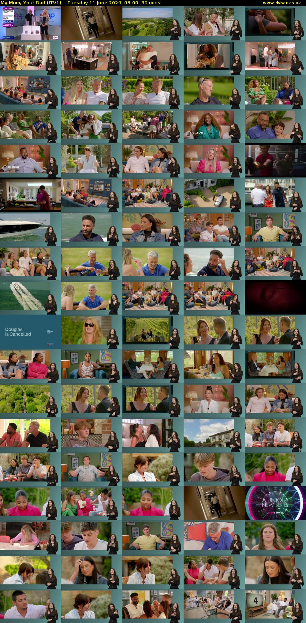 My Mum, Your Dad (ITV1) Tuesday 11 June 2024 03:00 - 03:50