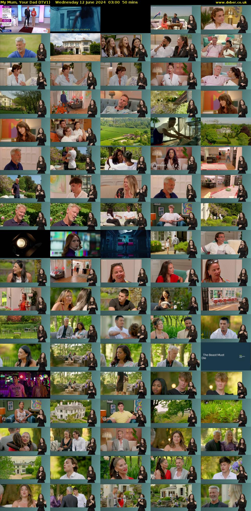 My Mum, Your Dad (ITV1) Wednesday 12 June 2024 03:00 - 03:50