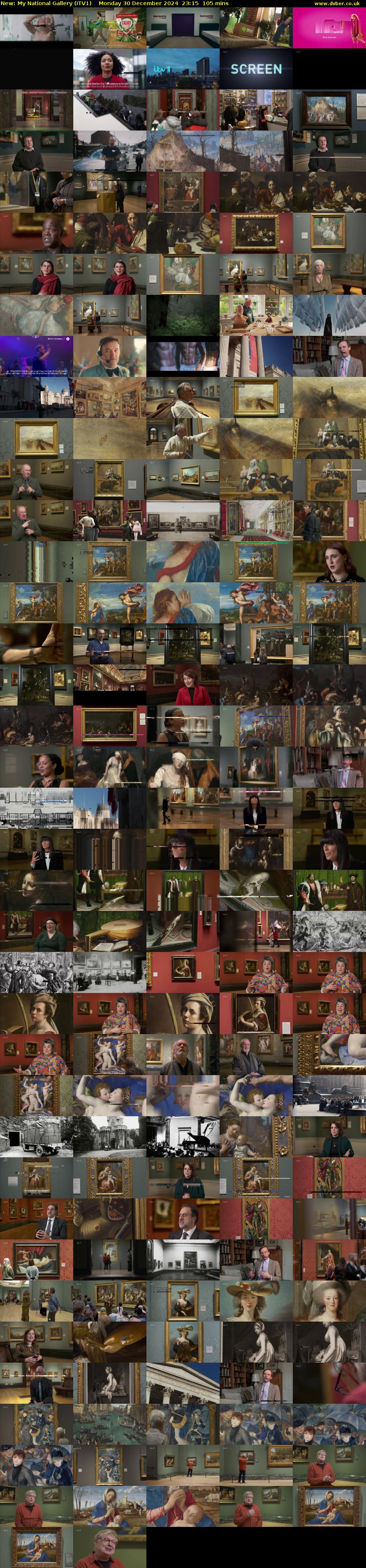 My National Gallery (ITV1) Monday 30 December 2024 23:15 - 01:00