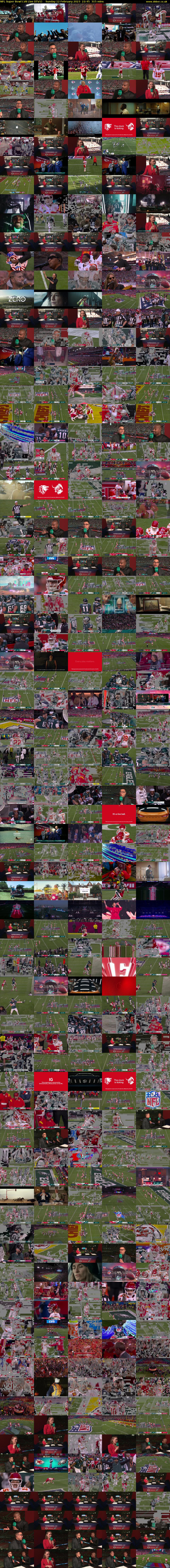 NFL Super Bowl LVII Live (ITV1) Sunday 12 February 2023 22:45 - 04:00