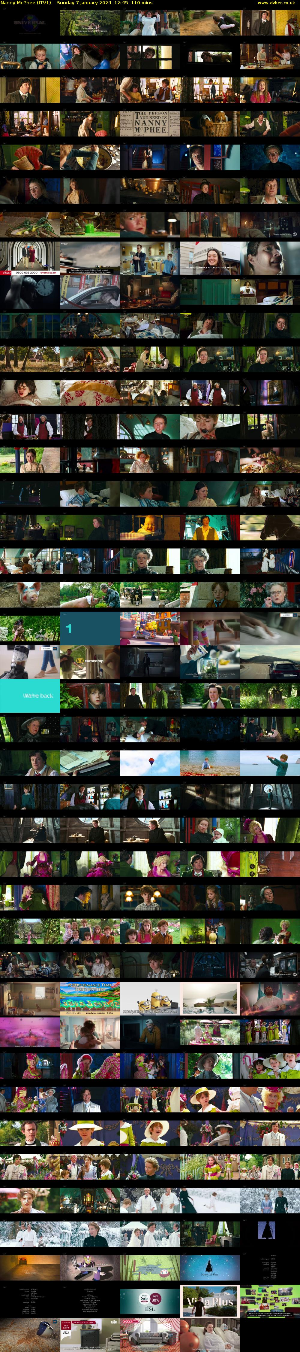 Nanny McPhee (ITV1) Sunday 7 January 2024 12:45 - 14:35