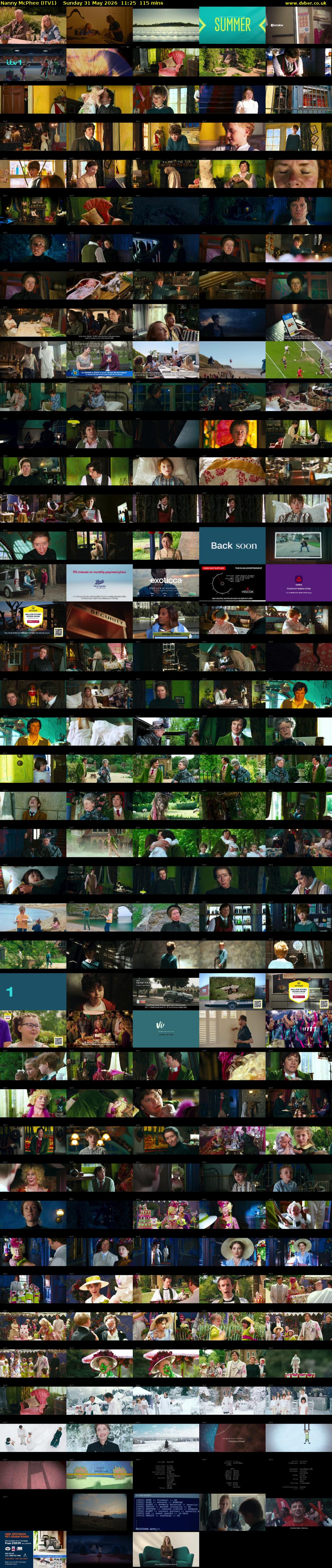 Nanny McPhee (ITV1) Sunday 31 May 2026 11:25 - 13:20