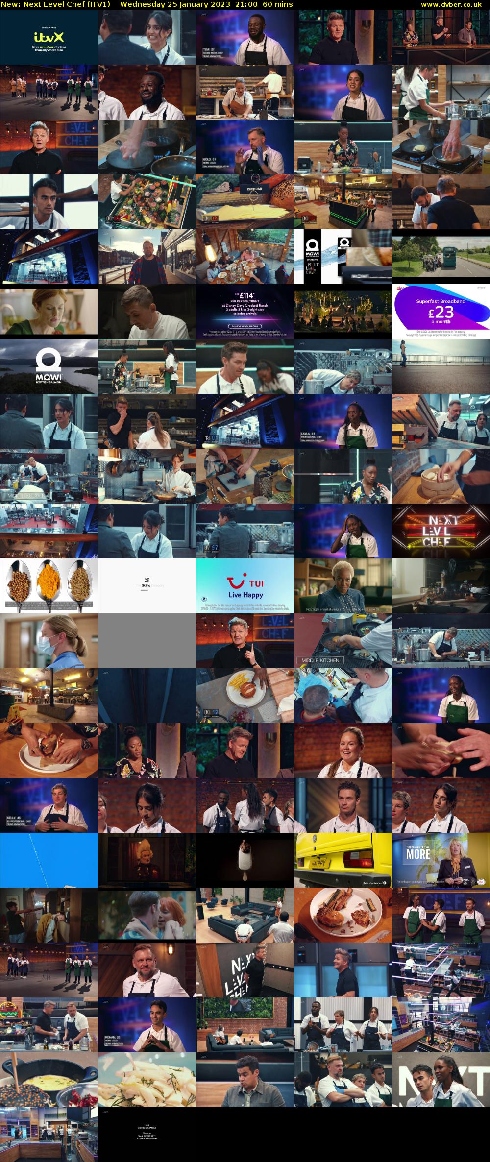 Next Level Chef (ITV1) Wednesday 25 January 2023 21:00 - 22:00