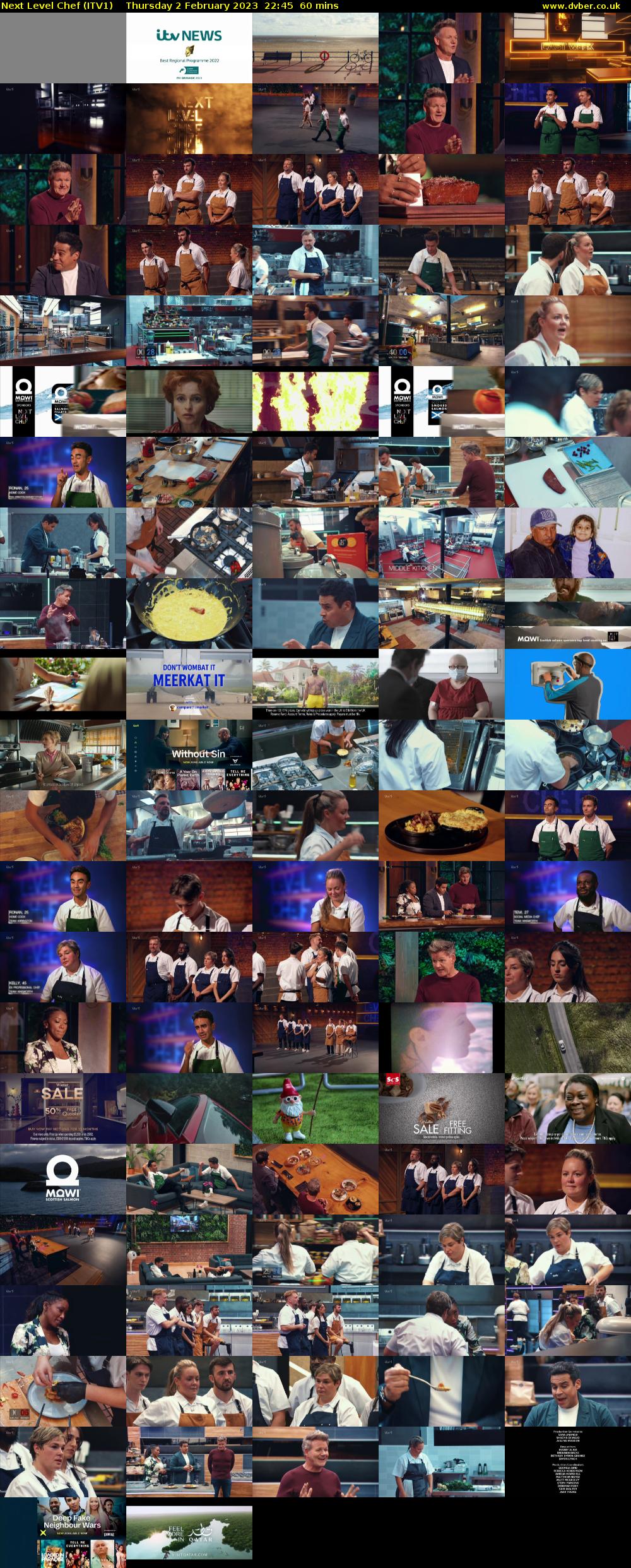 Next Level Chef (ITV1) Thursday 2 February 2023 22:45 - 23:45