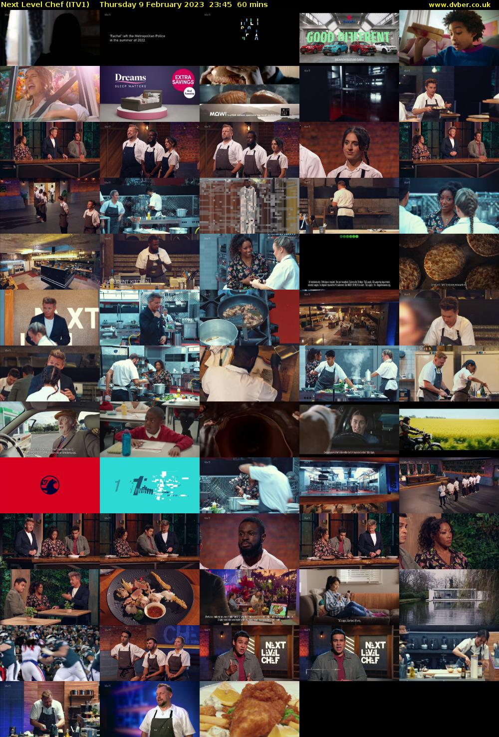 Next Level Chef (ITV1) Thursday 9 February 2023 23:45 - 00:45