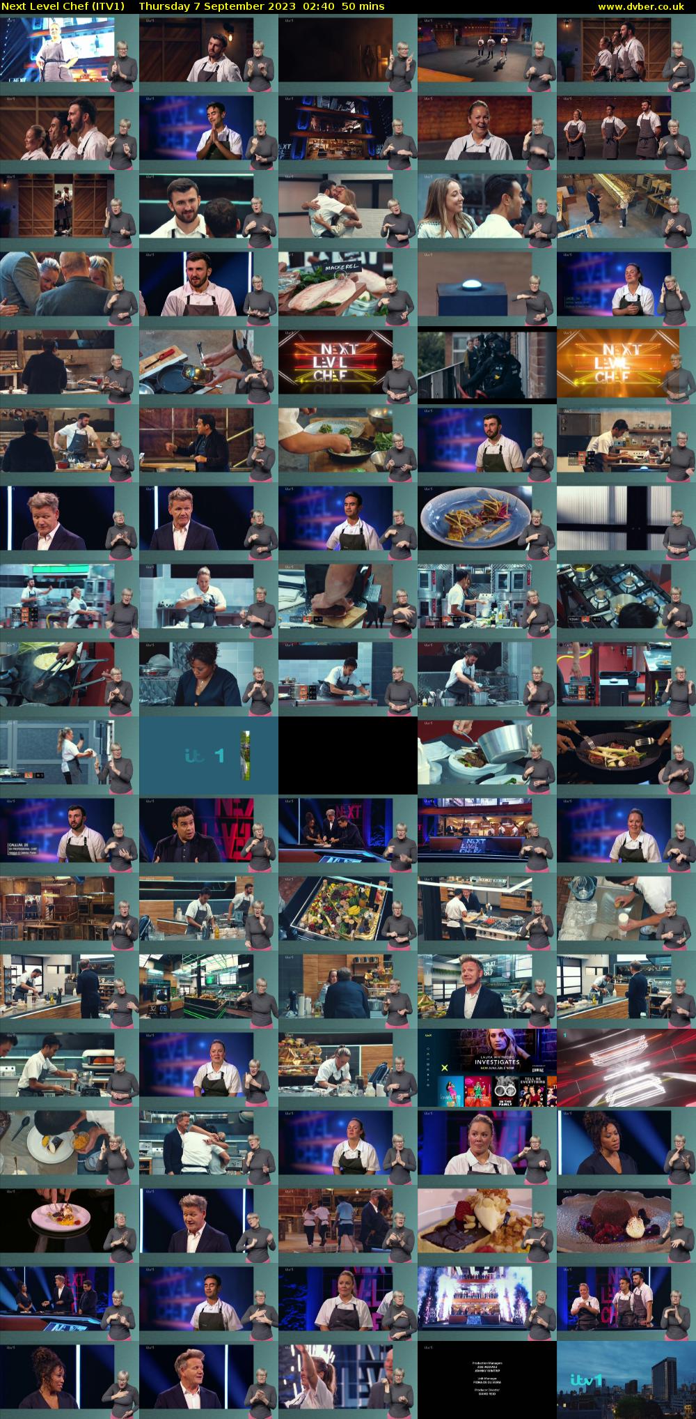 Next Level Chef (ITV1) Thursday 7 September 2023 02:40 - 03:30