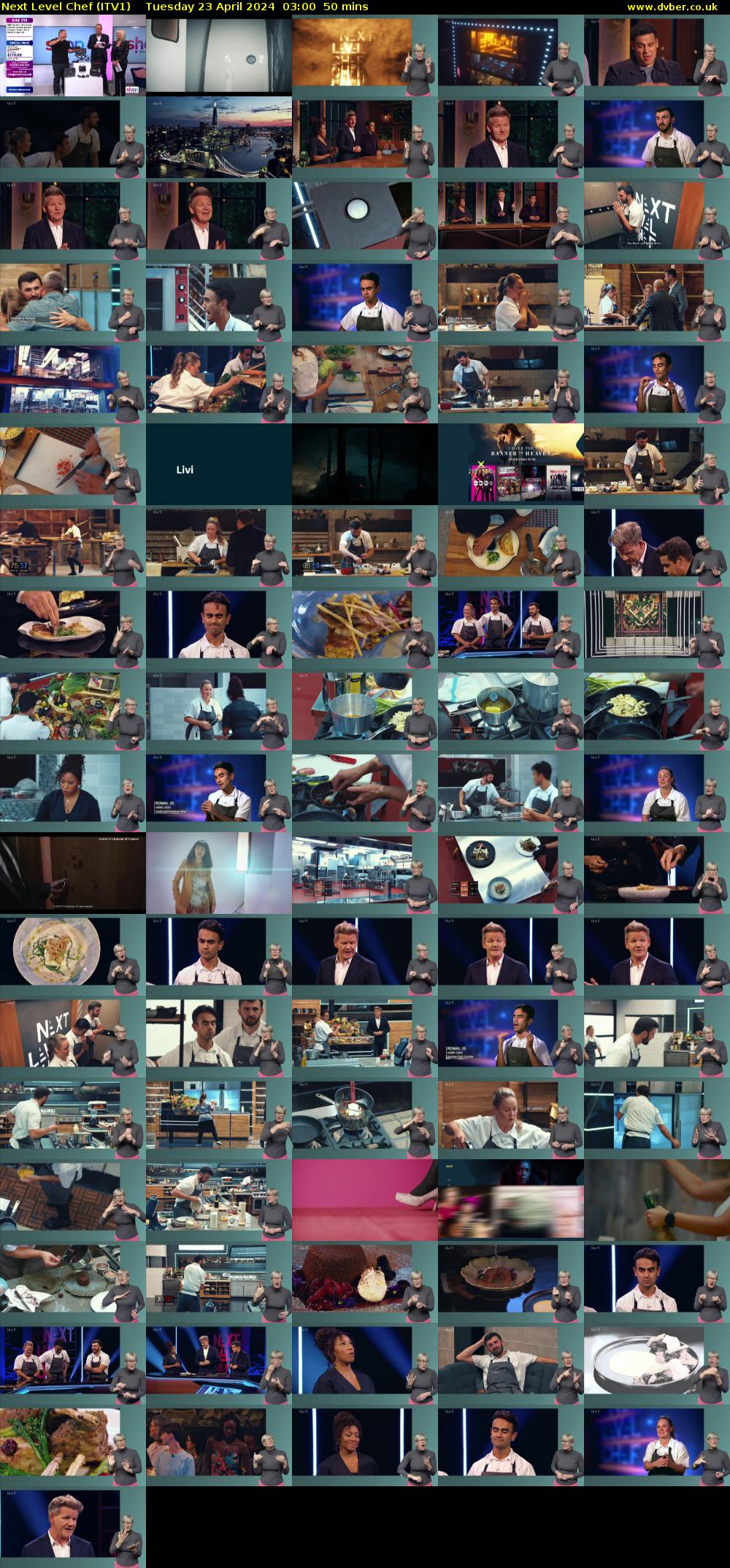 Next Level Chef (ITV1) Tuesday 23 April 2024 03:00 - 03:50