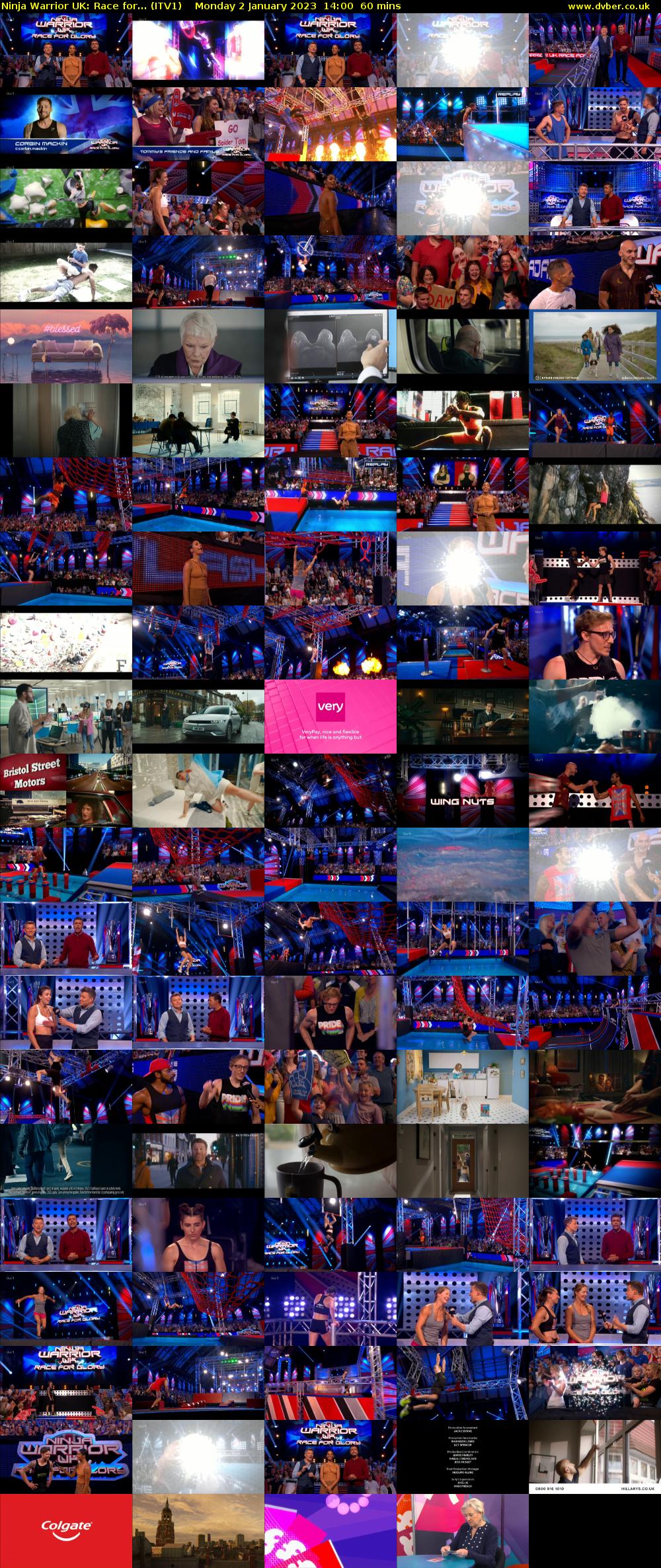 Ninja Warrior UK: Race for... (ITV1) Monday 2 January 2023 14:00 - 15:00