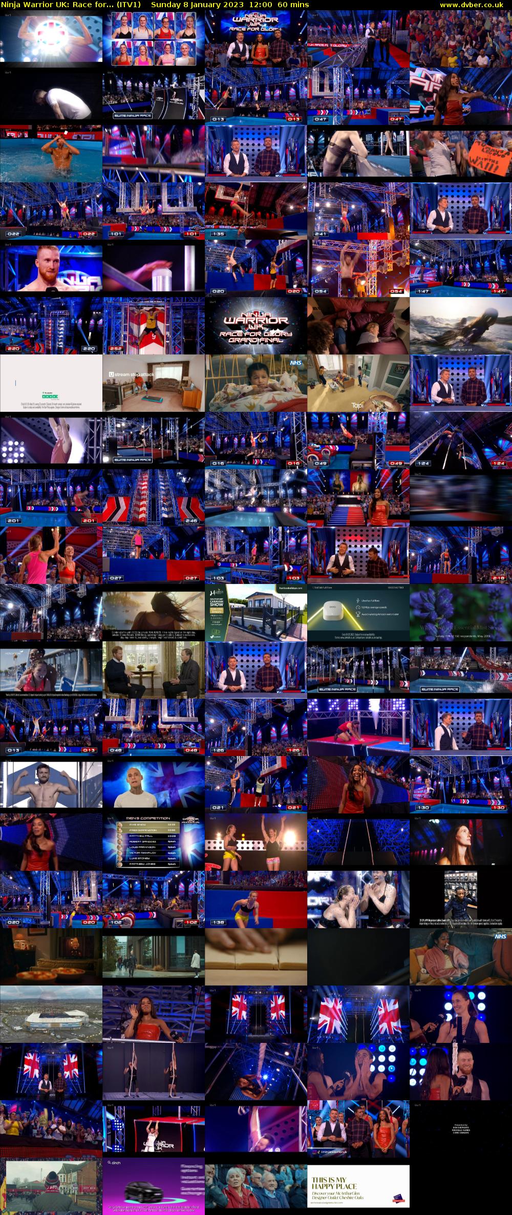 Ninja Warrior UK: Race for... (ITV1) Sunday 8 January 2023 12:00 - 13:00