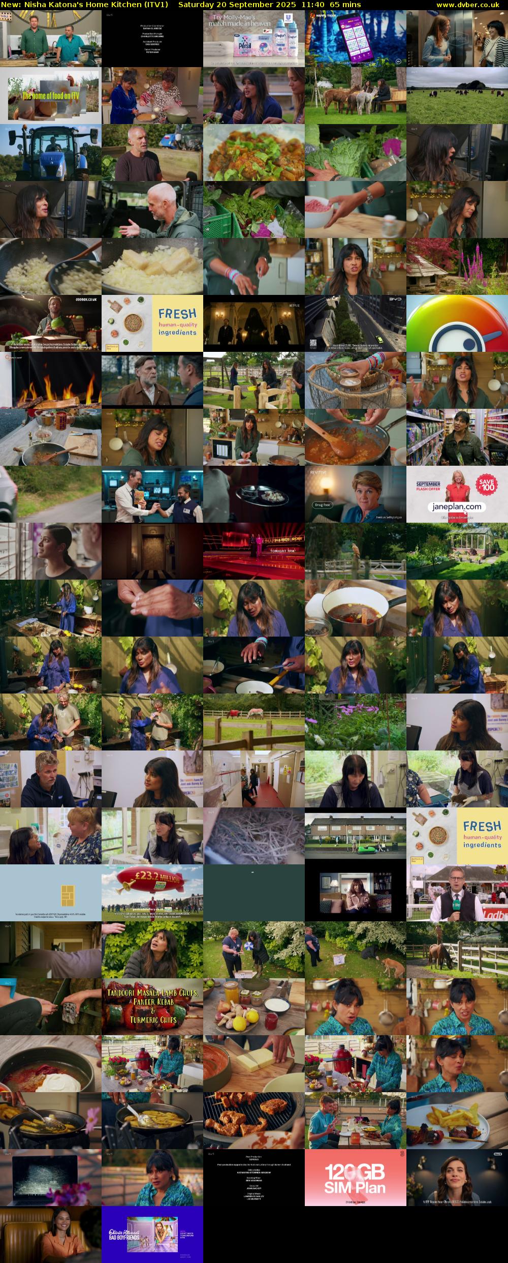 Nisha Katona's Home Kitchen (ITV1) Saturday 20 September 2025 11:40 - 12:45