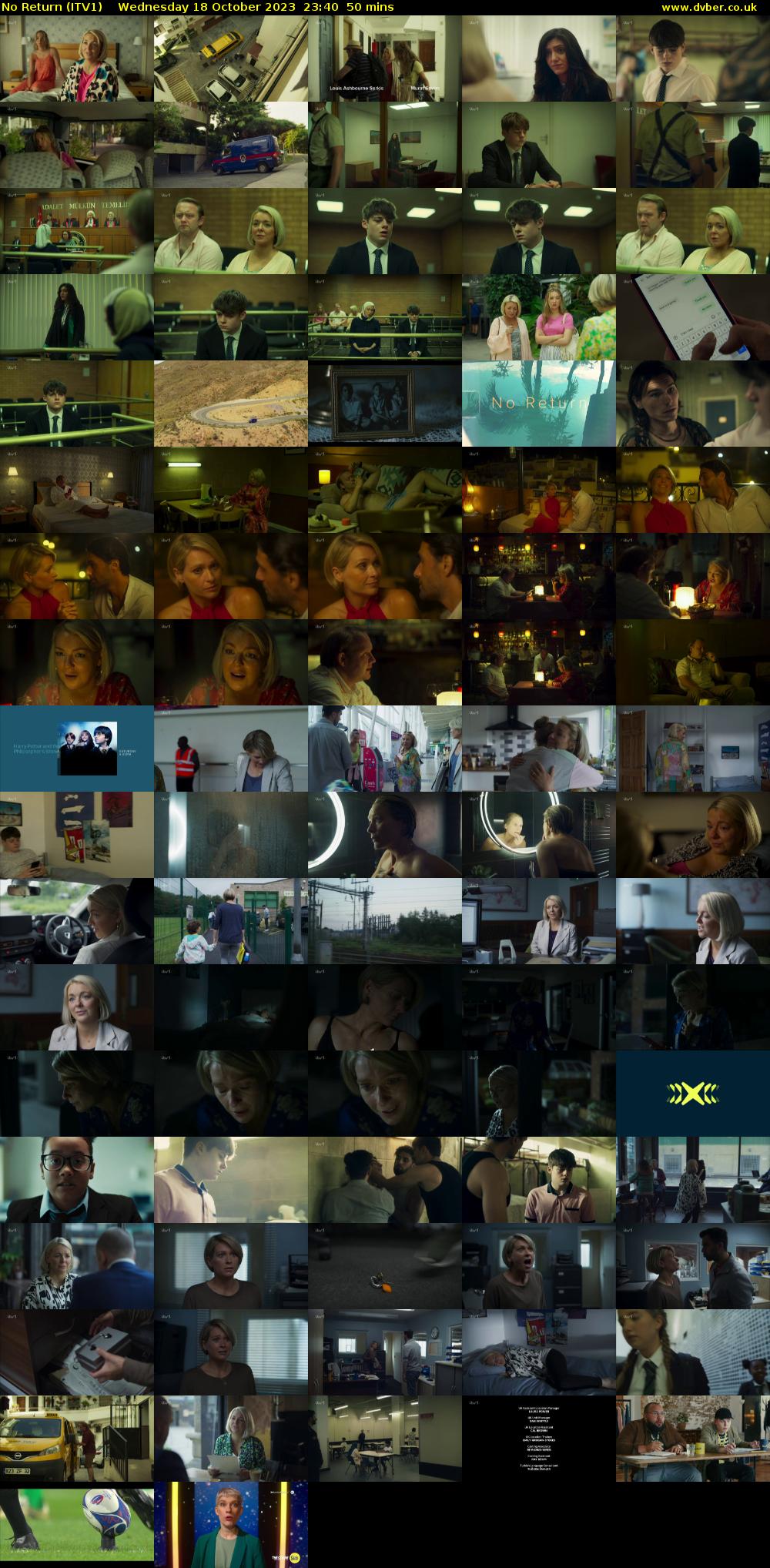 No Return (ITV1) Wednesday 18 October 2023 23:40 - 00:30