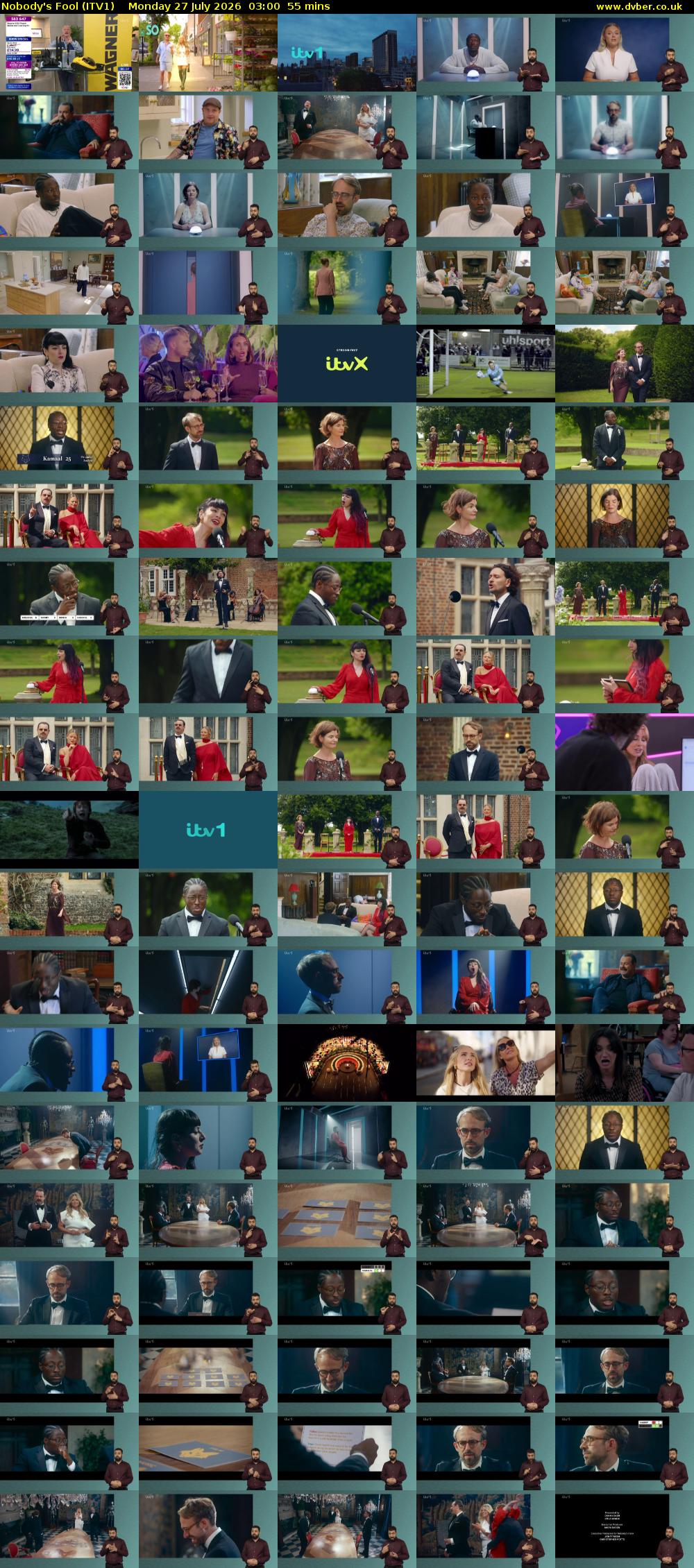 Nobody's Fool (ITV1) Monday 27 July 2026 03:00 - 03:55