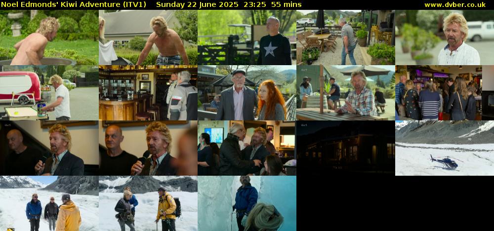 Noel Edmonds' Kiwi Adventure (ITV1) Sunday 22 June 2025 23:25 - 00:20