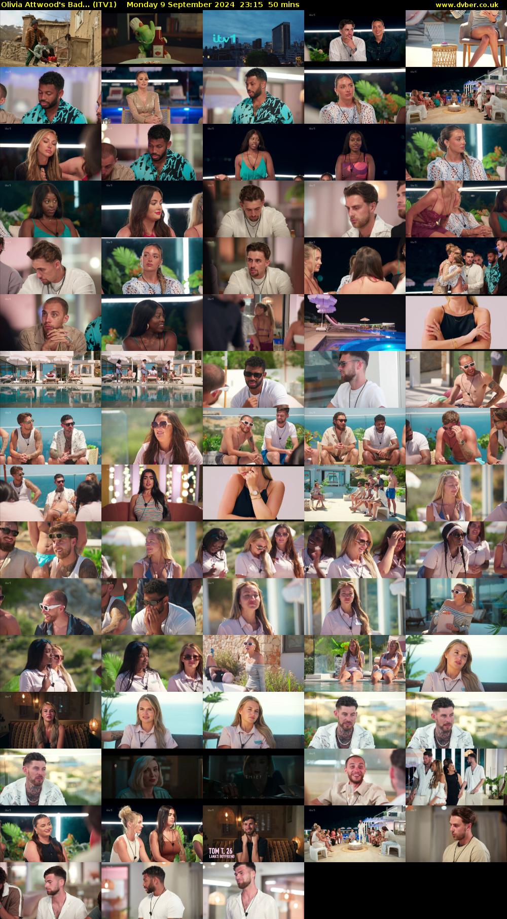 Olivia Attwood's Bad... (ITV1) Monday 9 September 2024 23:15 - 00:05