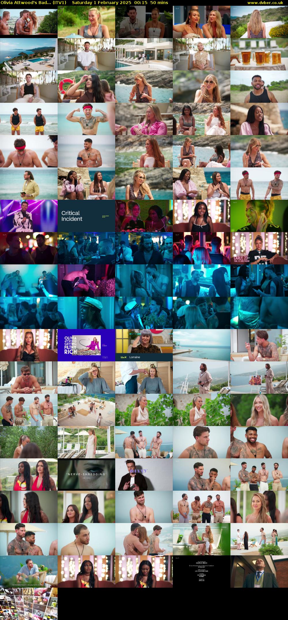 Olivia Attwood's Bad... (ITV1) Saturday 1 February 2025 00:15 - 01:05