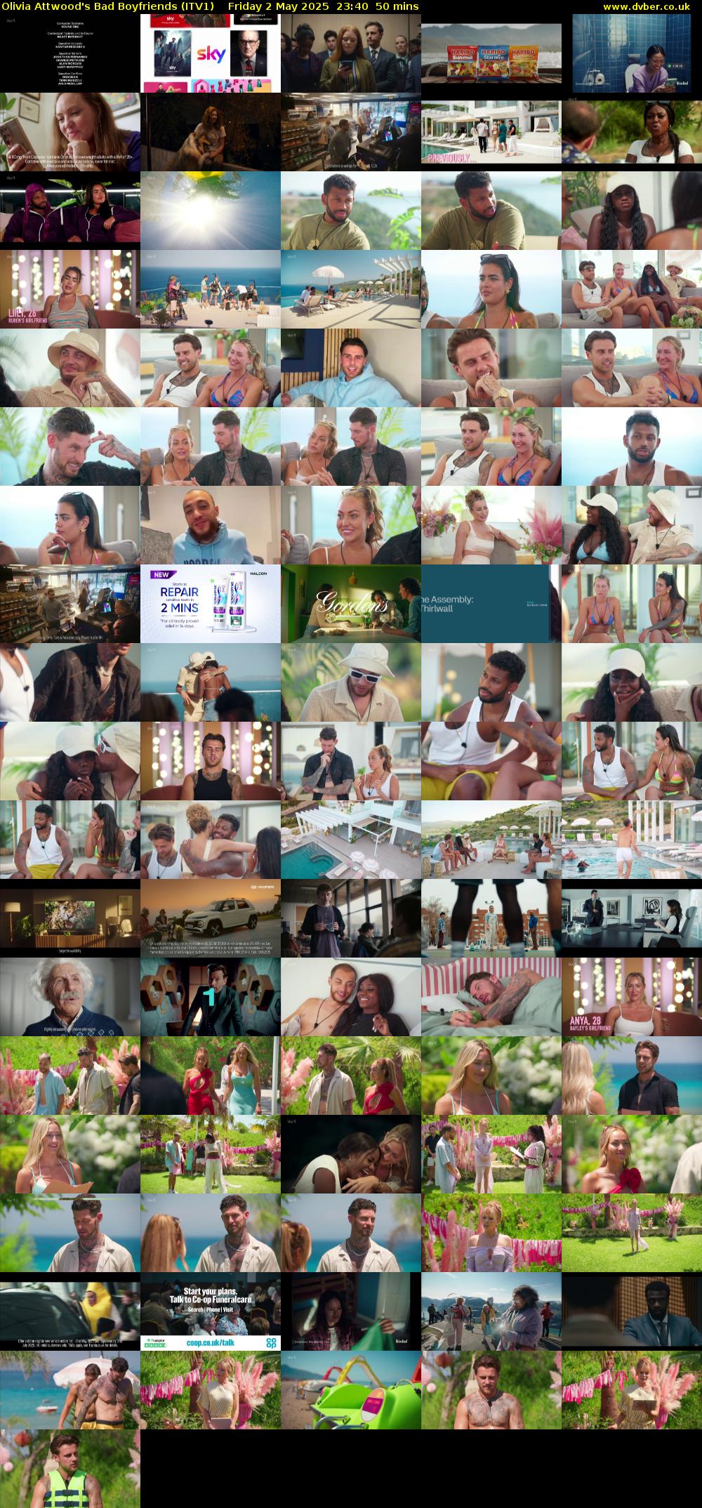 Olivia Attwood's Bad Boyfriends (ITV1) Friday 2 May 2025 23:40 - 00:30