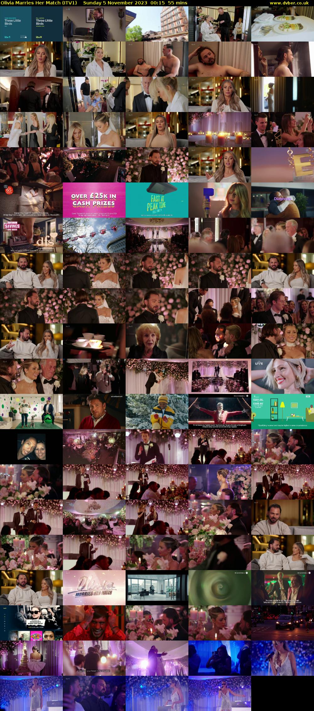 Olivia Marries Her Match (ITV1) Sunday 5 November 2023 00:15 - 01:10