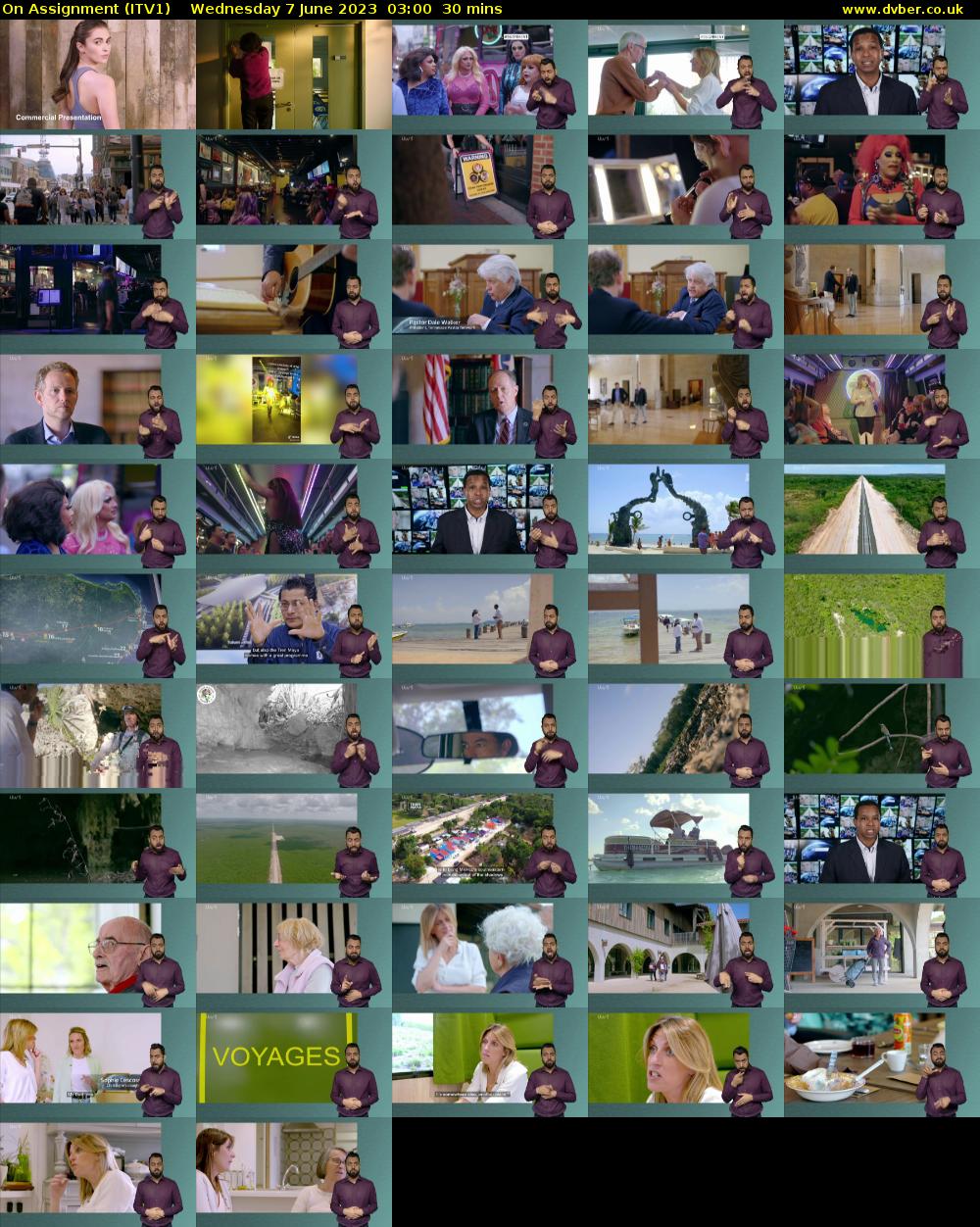 On Assignment (ITV1) Wednesday 7 June 2023 03:00 - 03:30
