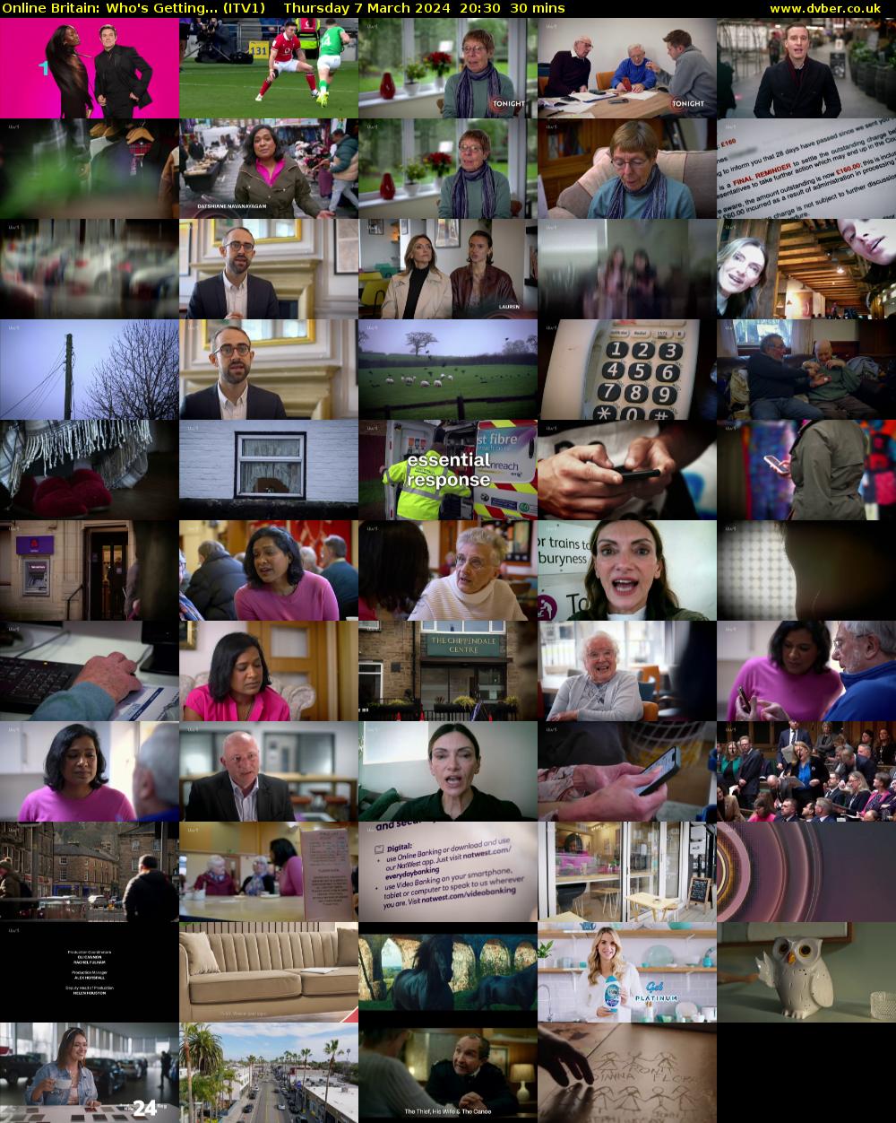 Online Britain: Who's Getting... (ITV1) Thursday 7 March 2024 20:30 - 21:00