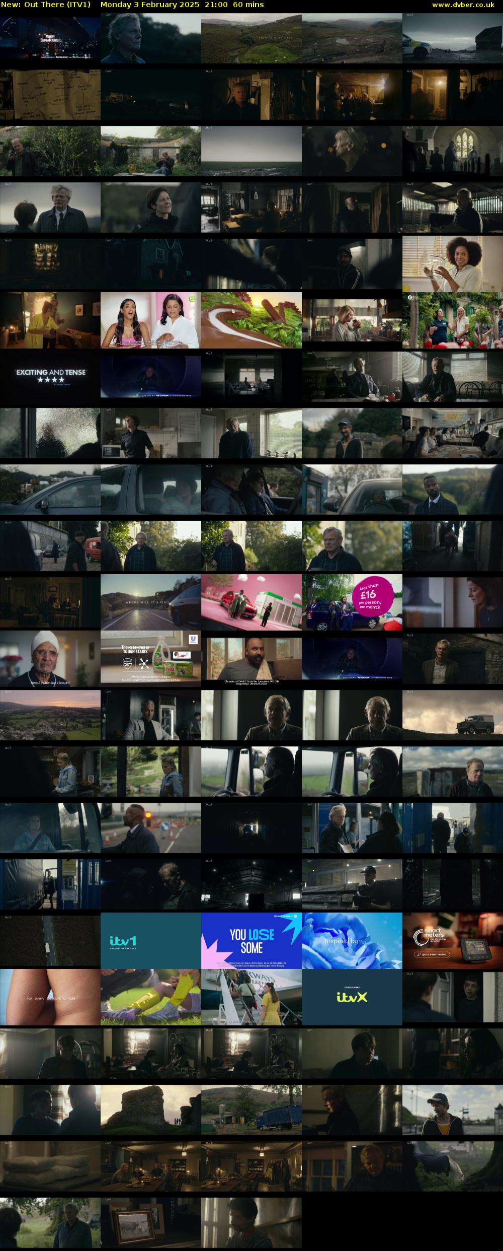 Out There (ITV1) Monday 3 February 2025 21:00 - 22:00