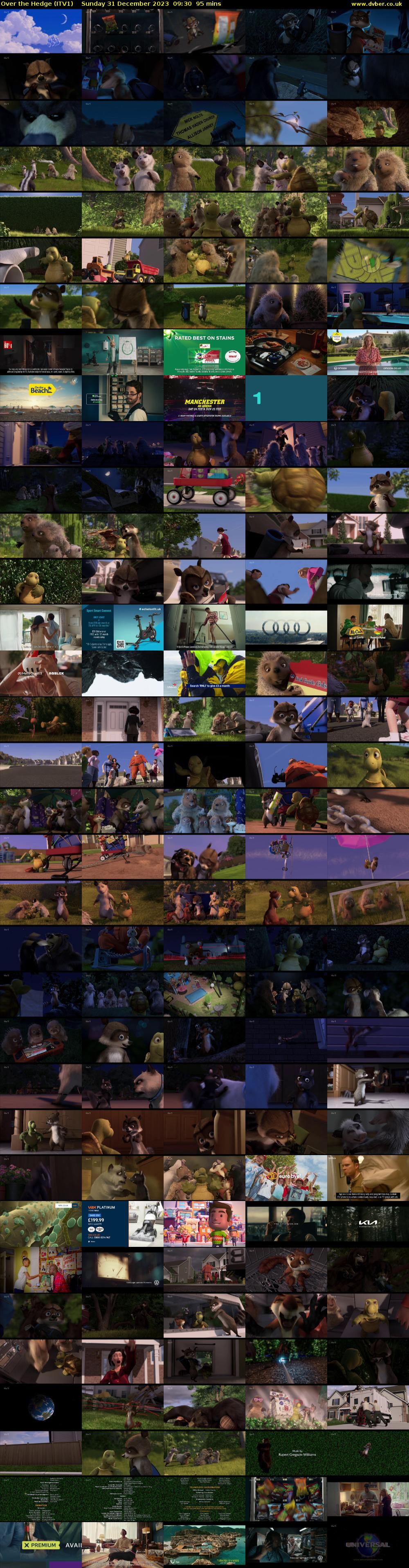 Over the Hedge (ITV1) Sunday 31 December 2023 09:30 - 11:05