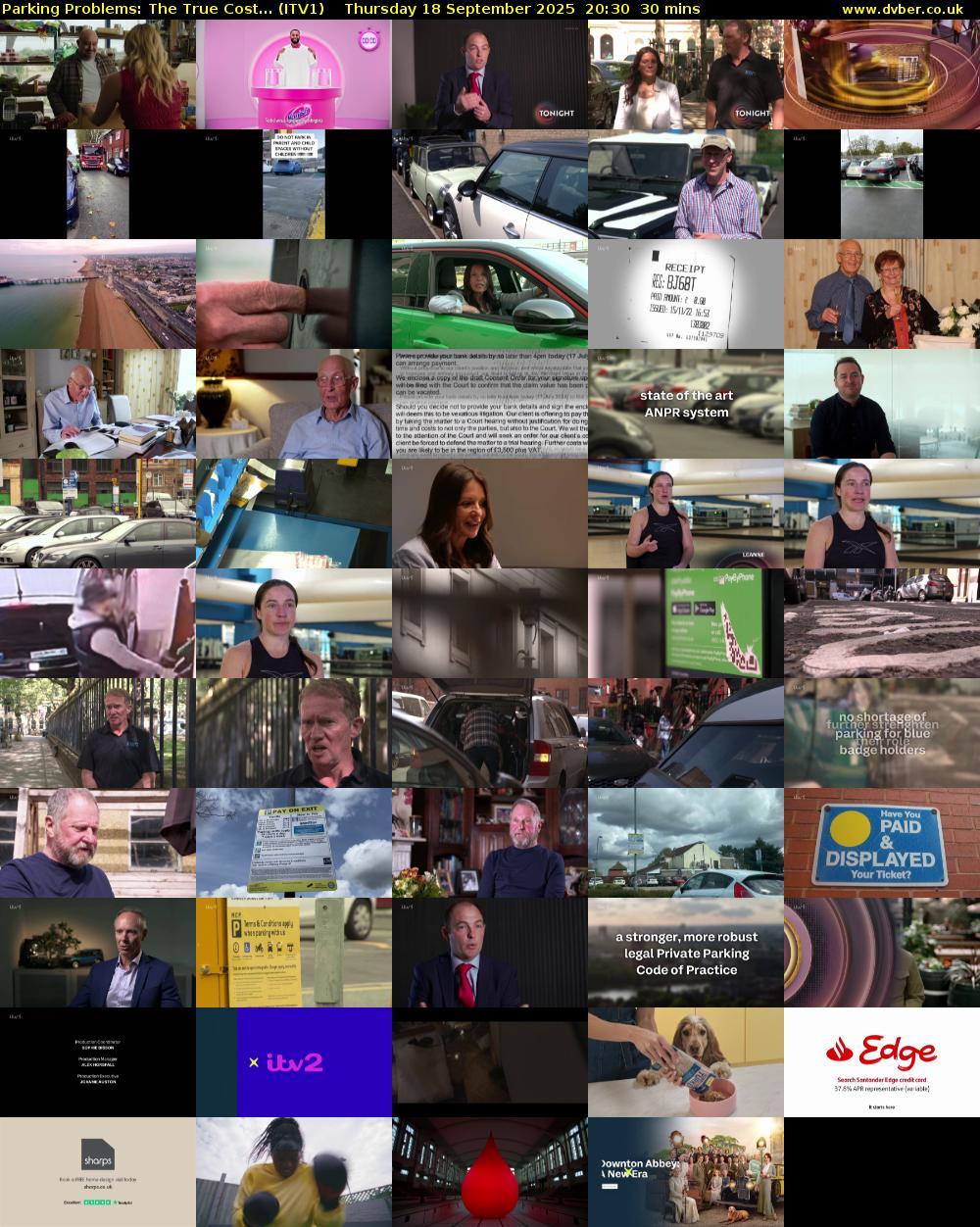 Parking Problems: The True Cost... (ITV1) Thursday 18 September 2025 20:30 - 21:00