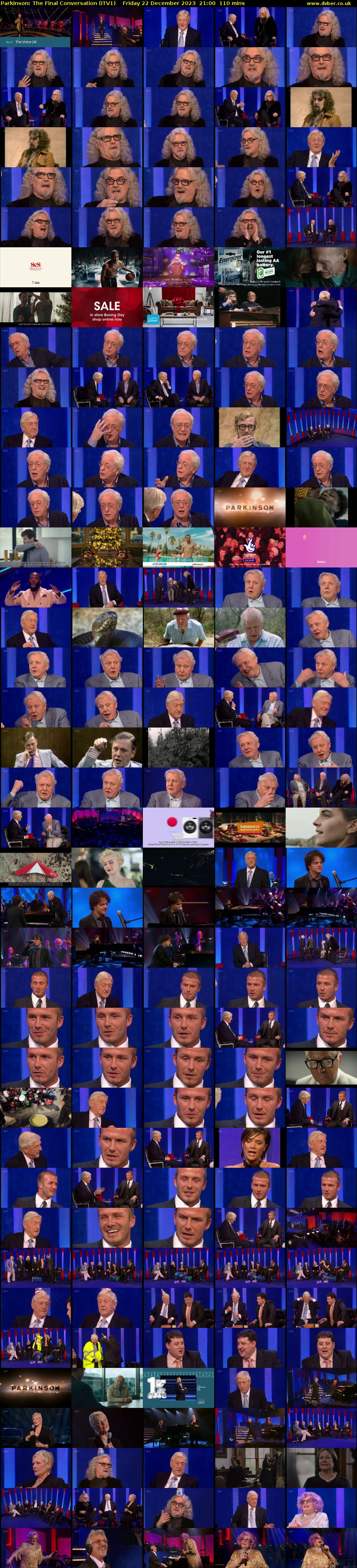Parkinson: The Final Conversation (ITV1) Friday 22 December 2023 21:00 - 22:50