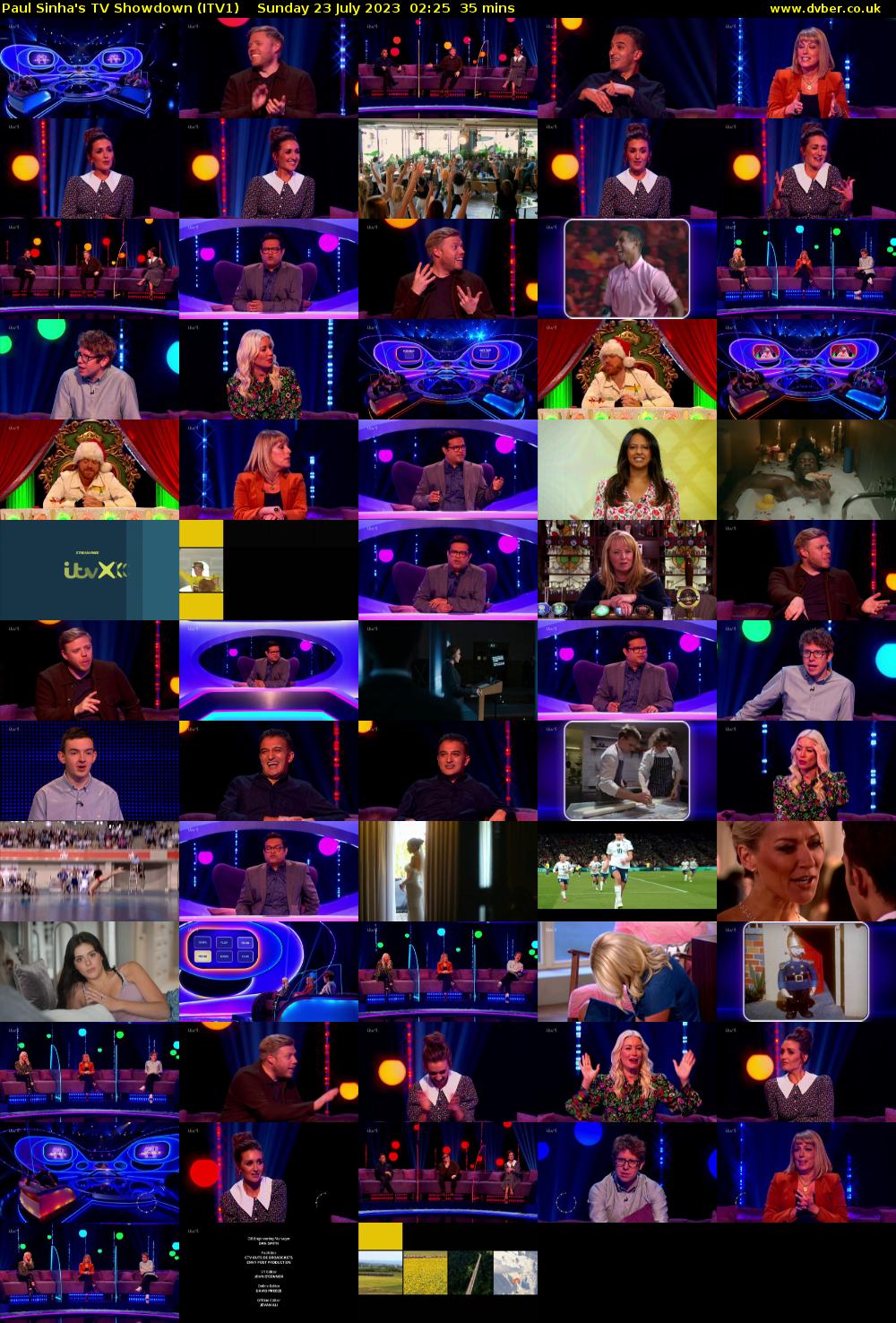 Paul Sinha's TV Showdown (ITV1) Sunday 23 July 2023 02:25 - 03:00
