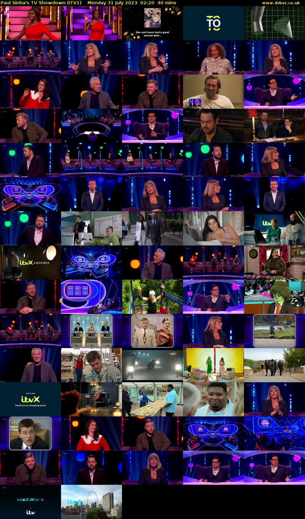 Paul Sinha's TV Showdown (ITV1) Monday 31 July 2023 02:20 - 03:00