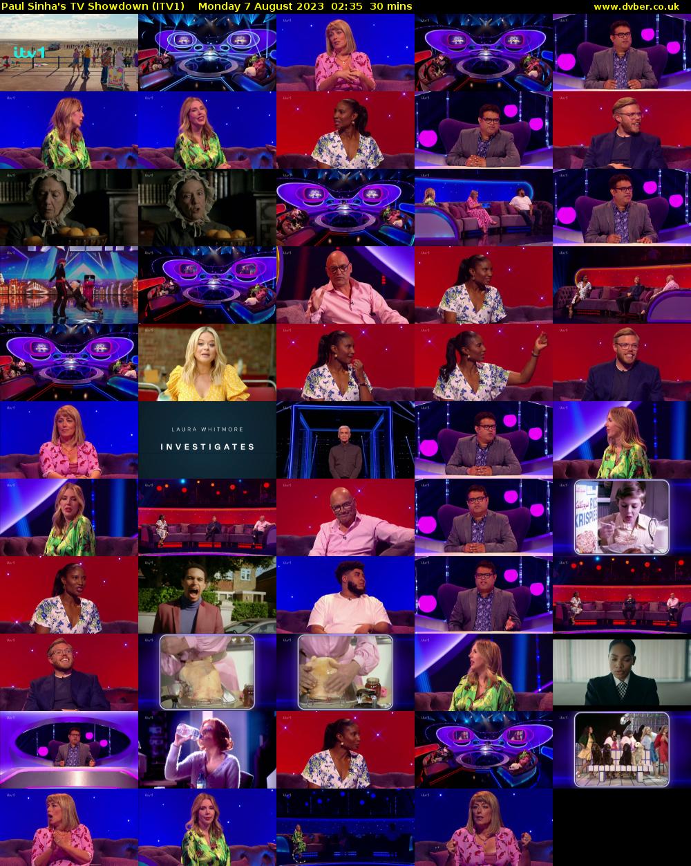 Paul Sinha's TV Showdown (ITV1) Monday 7 August 2023 02:35 - 03:05