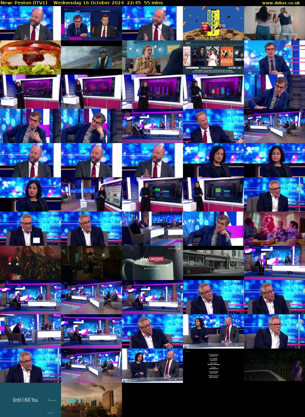 Peston (ITV1) Wednesday 16 October 2024 22:45 - 23:40