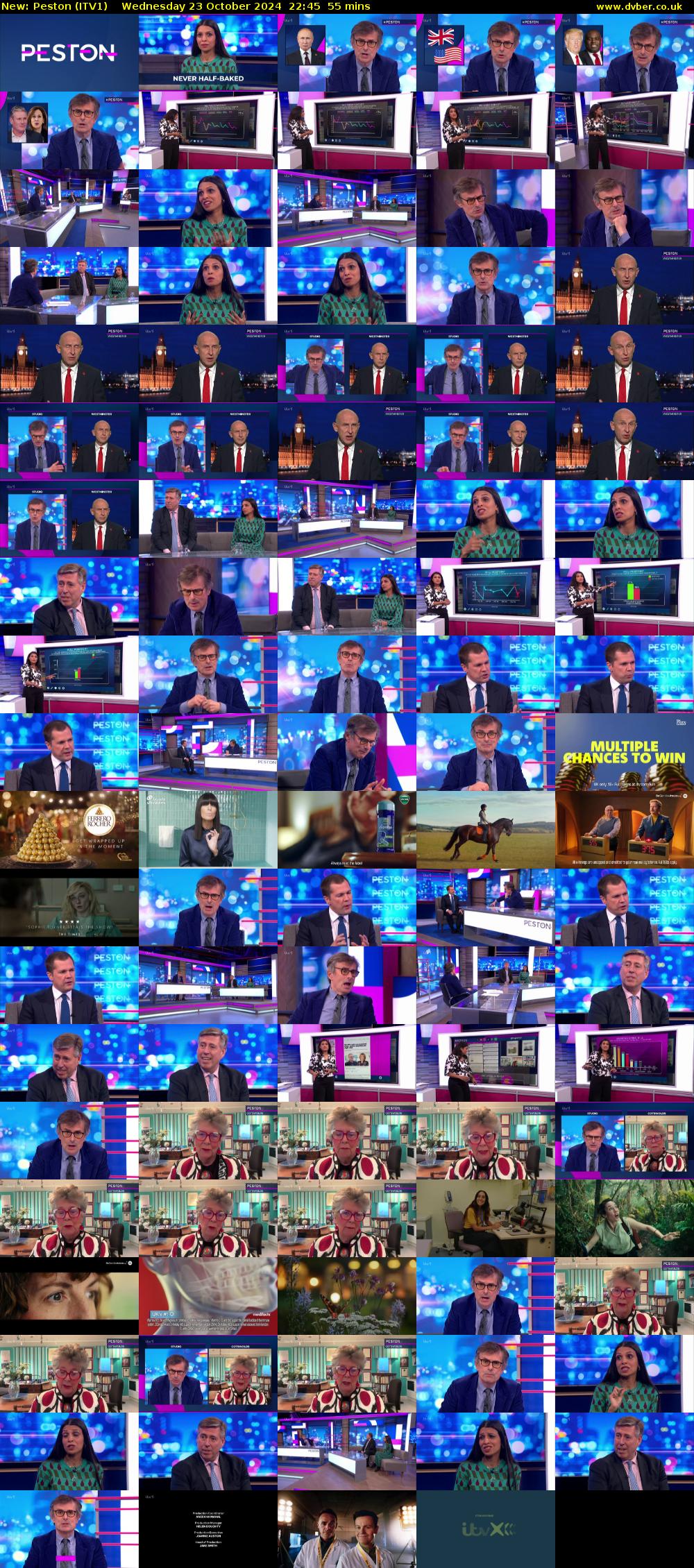 Peston (ITV1) Wednesday 23 October 2024 22:45 - 23:40