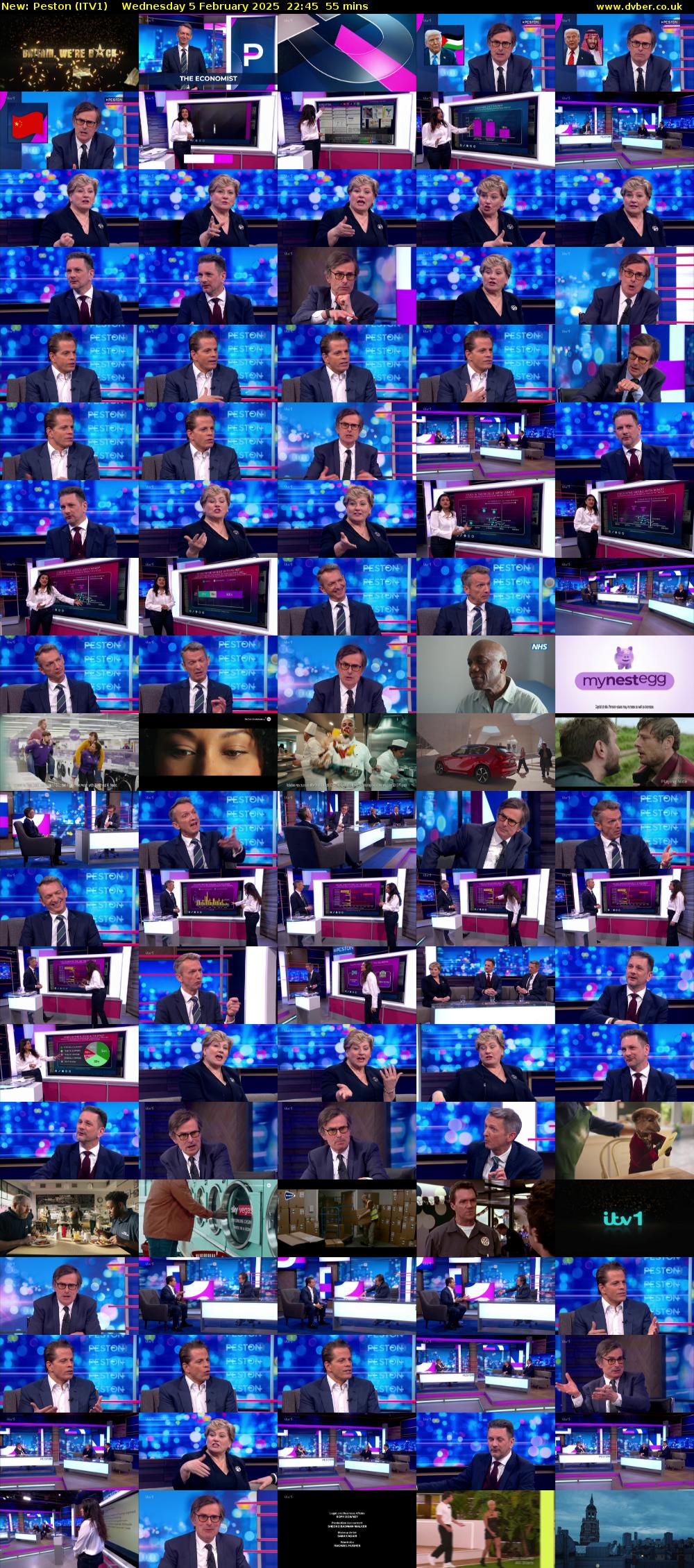 Peston (ITV1) Wednesday 5 February 2025 22:45 - 23:40