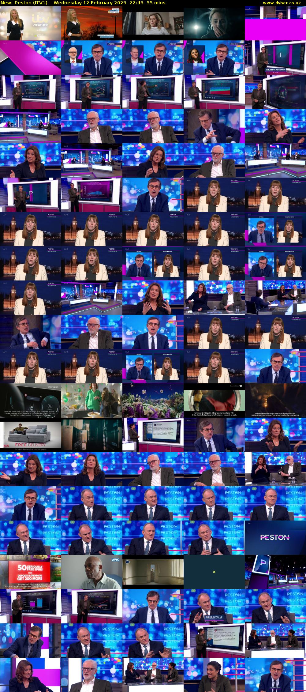 Peston (ITV1) Wednesday 12 February 2025 22:45 - 23:40