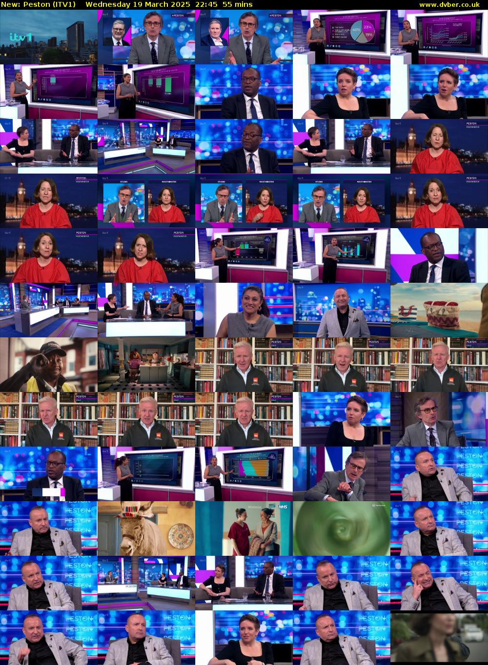 Peston (ITV1) Wednesday 19 March 2025 22:45 - 23:40