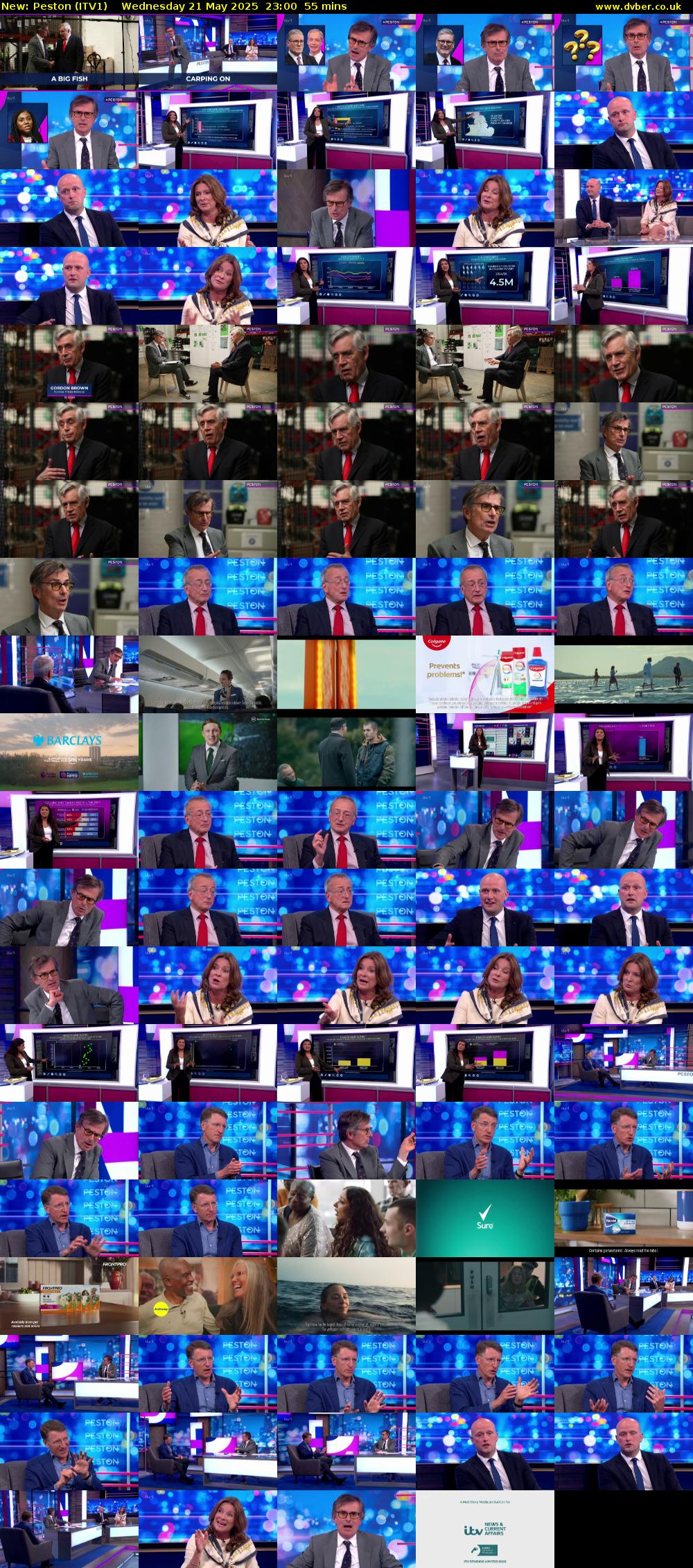 Peston (ITV1) Wednesday 21 May 2025 23:00 - 23:55