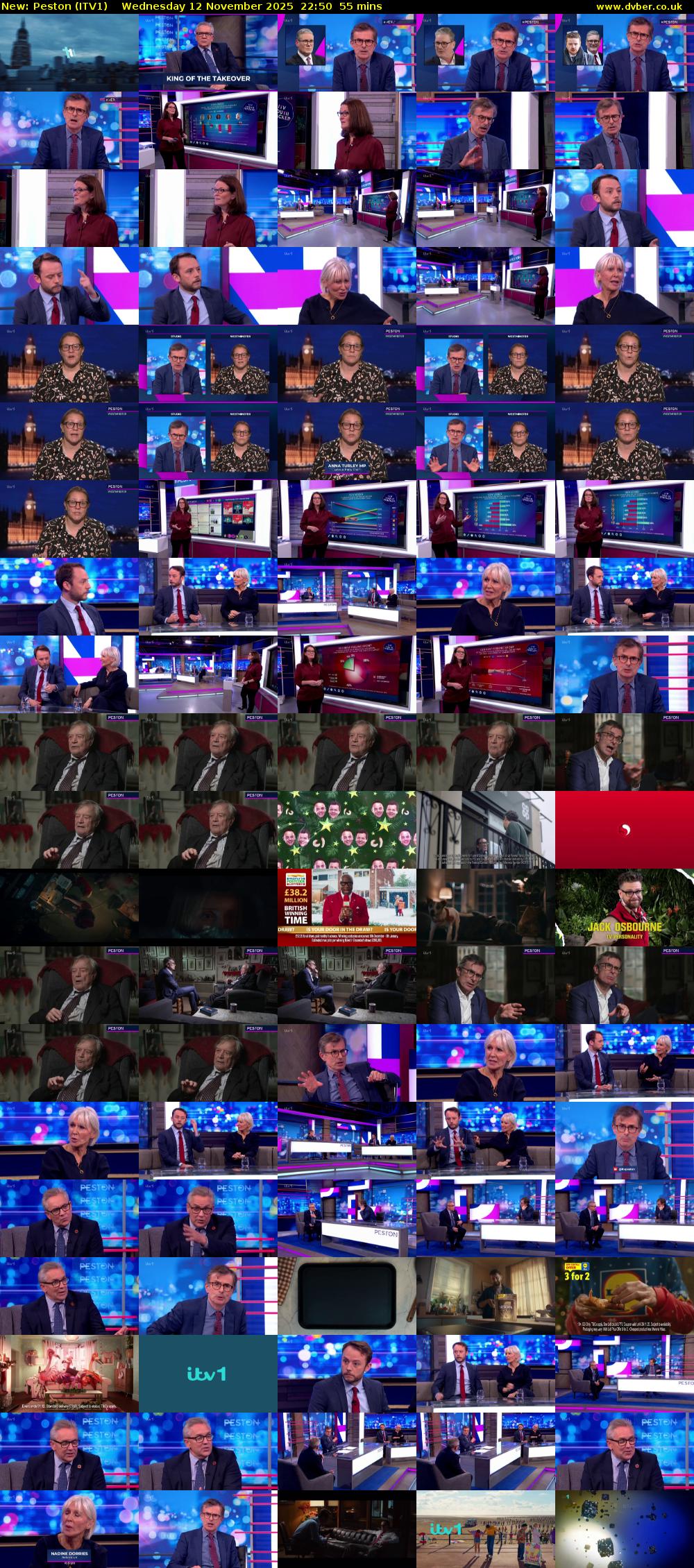 Peston (ITV1) Wednesday 12 November 2025 22:50 - 23:45