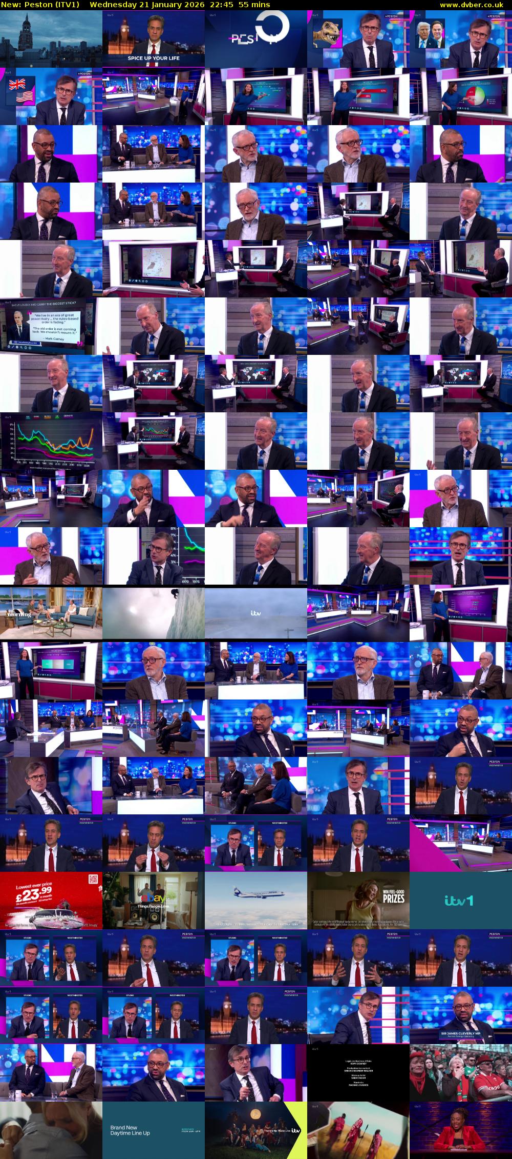 Peston (ITV1) Wednesday 21 January 2026 22:45 - 23:40