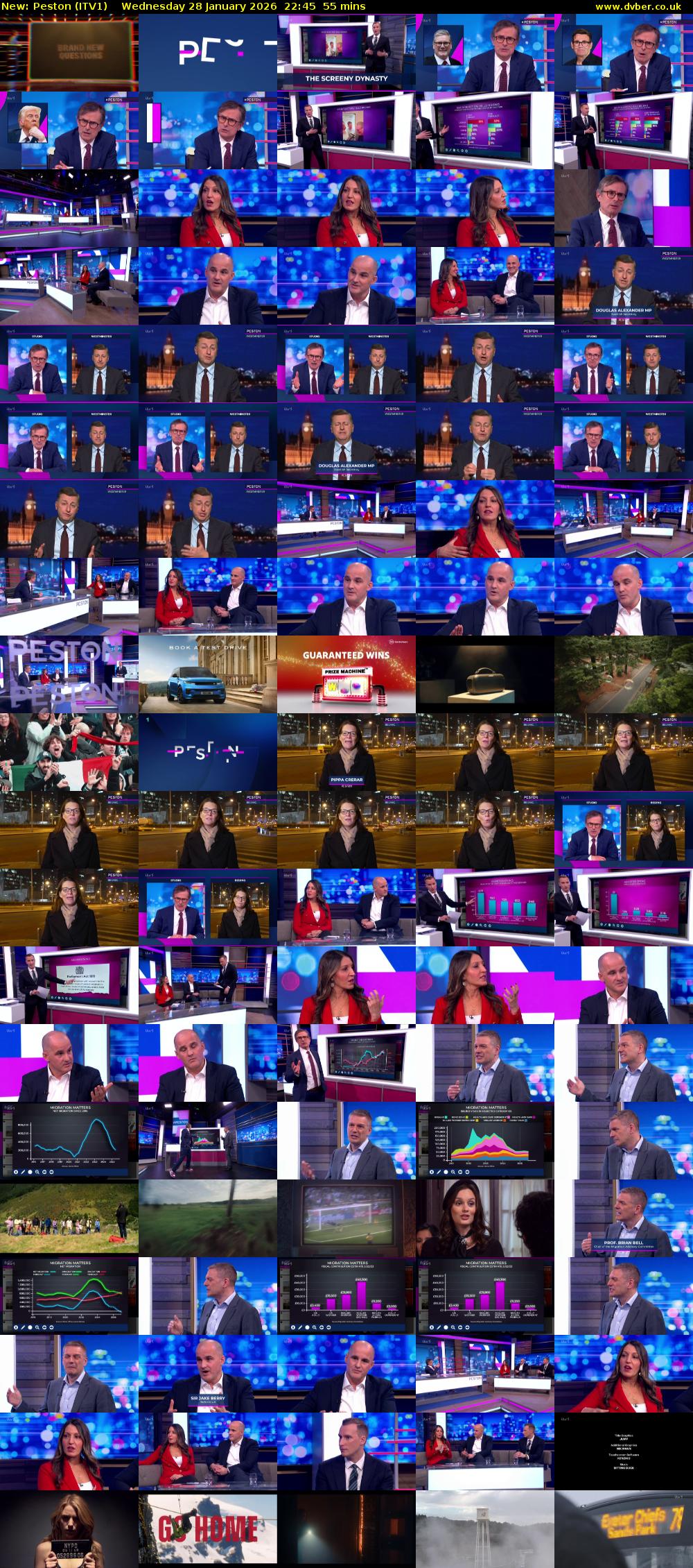 Peston (ITV1) Wednesday 28 January 2026 22:45 - 23:40