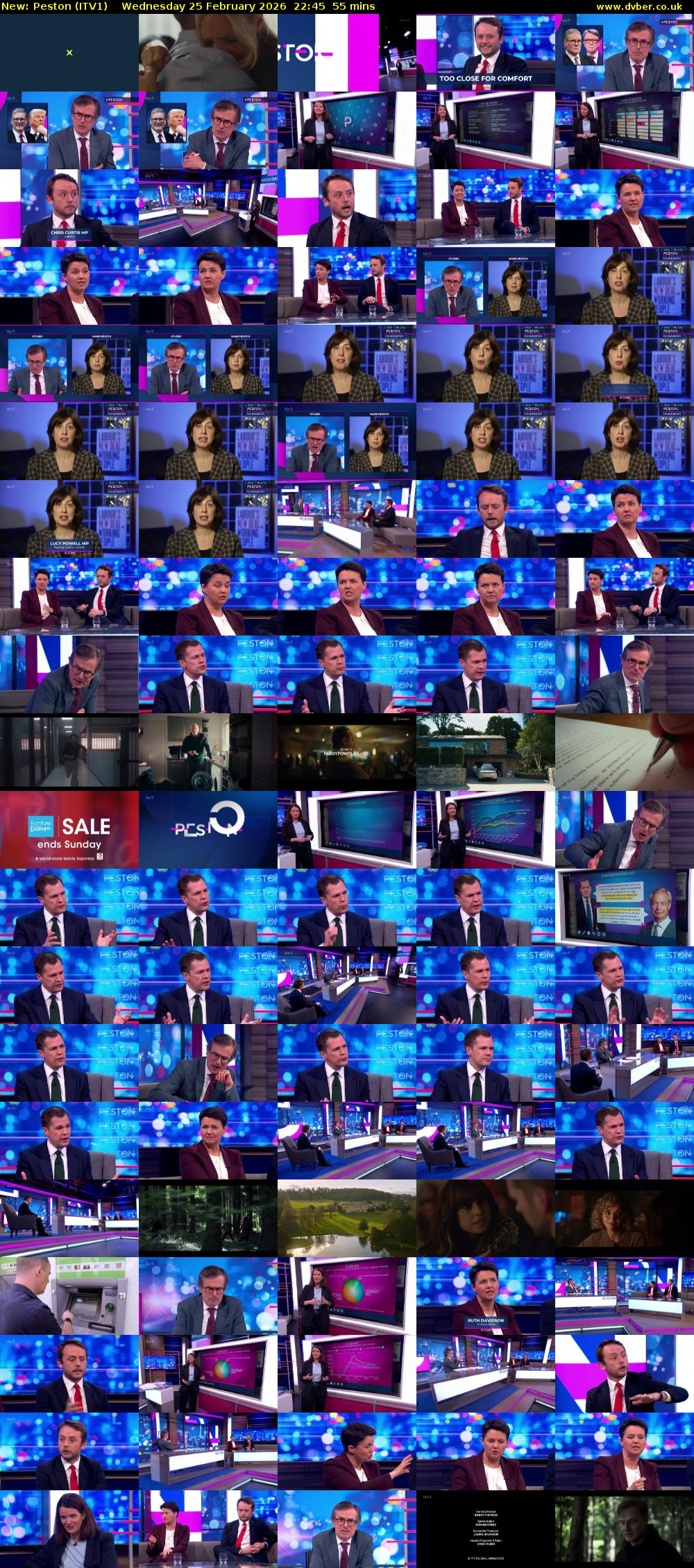 Peston (ITV1) Wednesday 25 February 2026 22:45 - 23:40