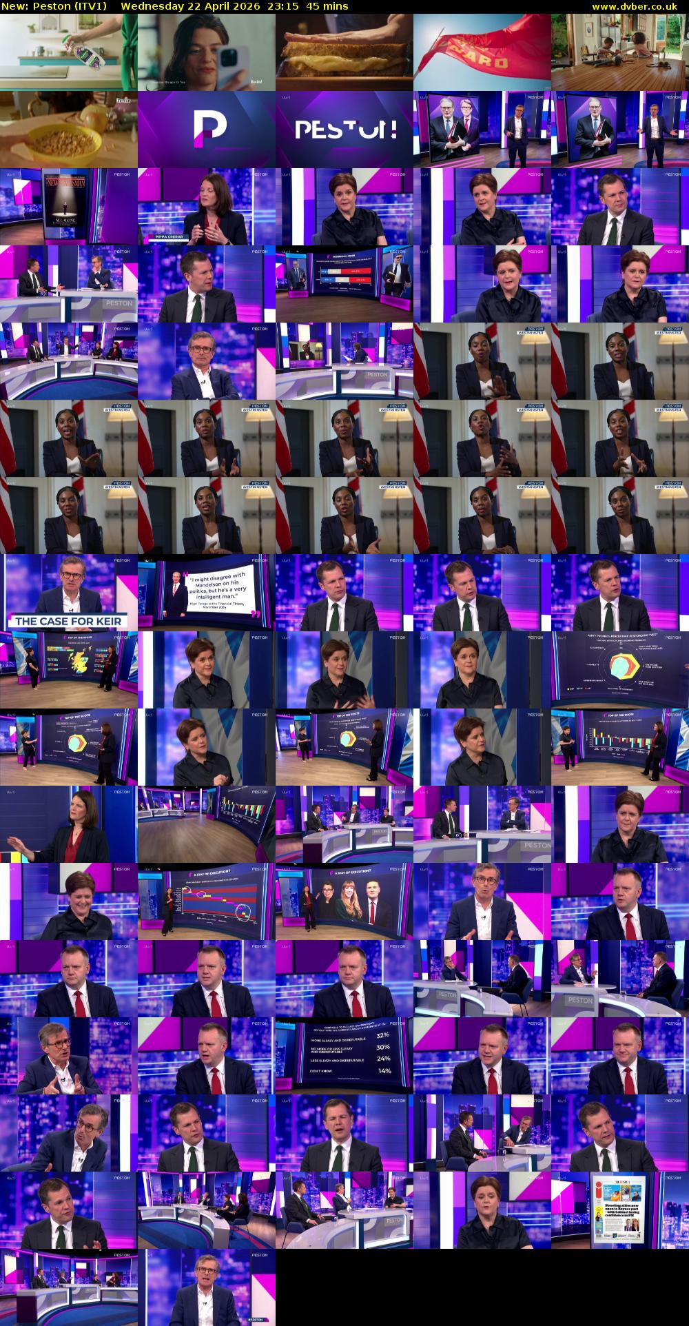 Peston (ITV1) Wednesday 22 April 2026 23:15 - 00:00
