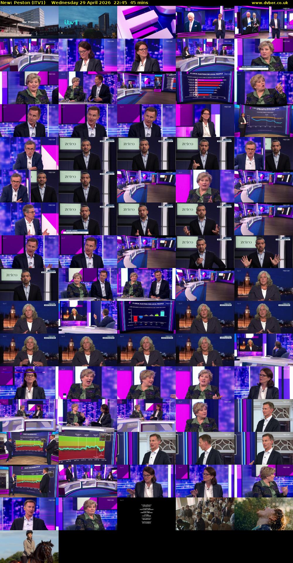 Peston (ITV1) Wednesday 29 April 2026 22:45 - 23:30